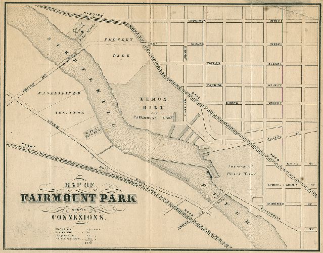 Map of Fairmount Park and its Connexions