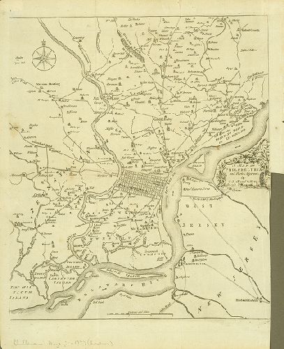 A Map of Philadelphia and Parts Adjacent