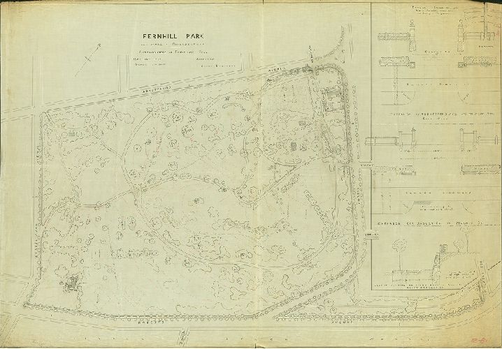 Fern Hill Park (showing landscape and hardscape)