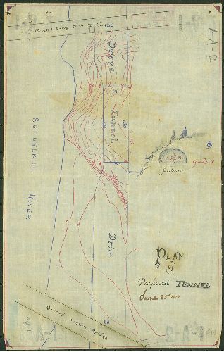 Plan of Proposed Tunnel