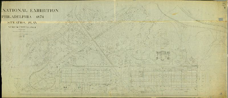 Plan, International Exhibition situation plan