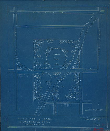 Plan for a Pond in Pastorius Park