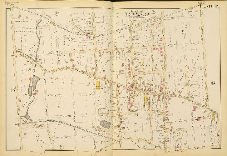 Plate 17, Atlas of the City of Philadelphia. Volume 7