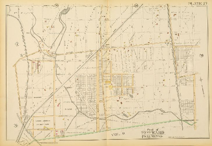 Plate 27, Atlas of the City of Philadelphia. Volume 7