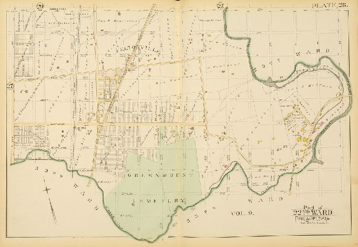 Plate 28, Atlas of the City of Philadelphia. Volume 7