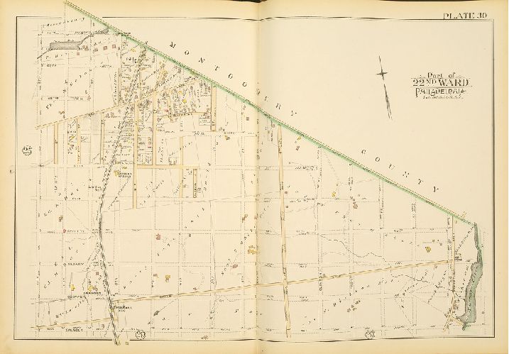 Plate 30, Atlas of the City of Philadelphia. Volume 7
