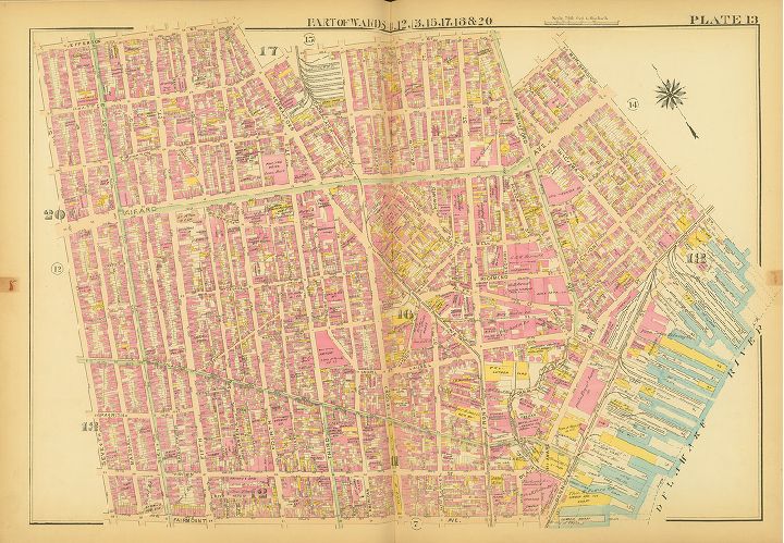 Plate 13, Atlas of the City of Philadelphia