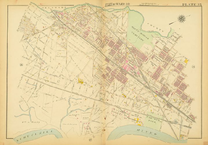 Plate 25, Atlas of the City of Philadelphia