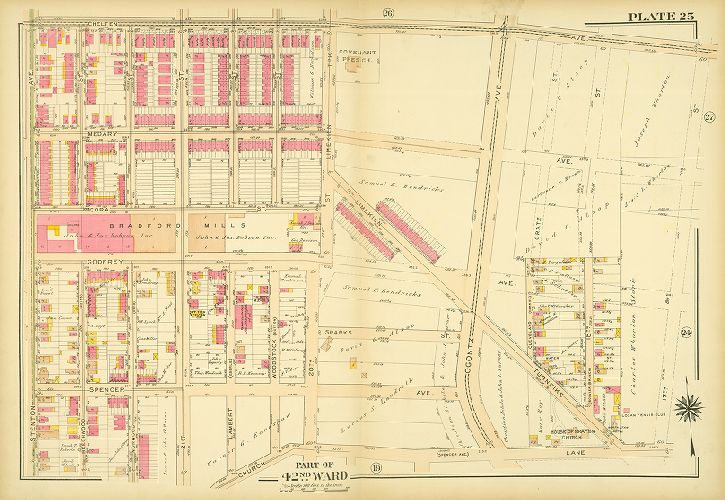 Plate 25, Atlas of the City of Philadelphia. 42nd Ward