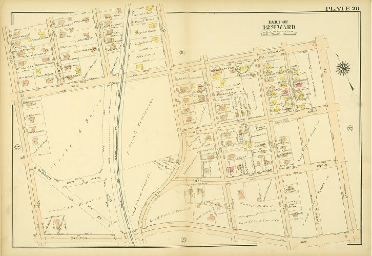 Plate 29, Atlas of the City of Philadelphia. 42nd Ward