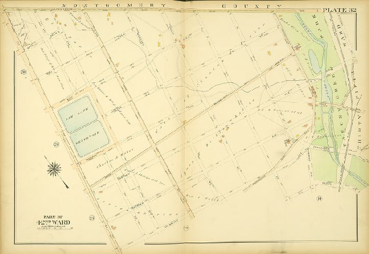 Plate 32, Atlas of the City of Philadelphia. 42nd Ward