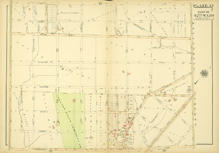 Plate 35, Atlas of the City of Philadelphia. 42nd Ward