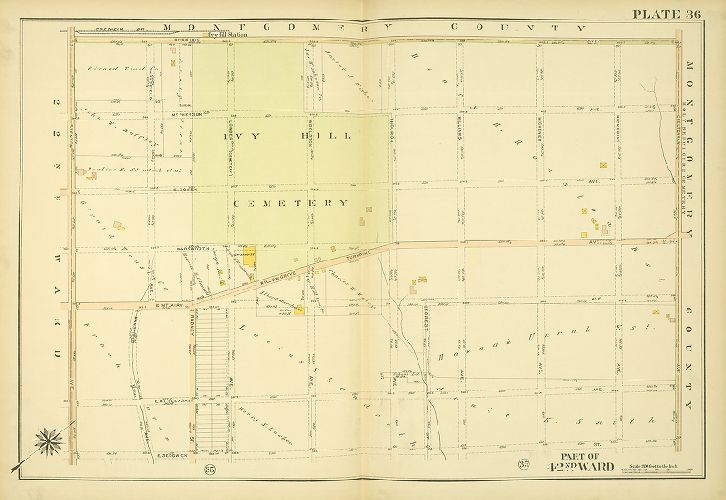 Plate 36, Atlas of the City of Philadelphia. 42nd Ward