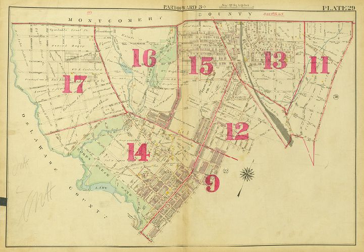 Plate 29, Atlas of Philadelphia: West Philadelphia