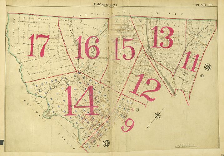 Plate 29a, Atlas of Philadelphia: West Philadelphia