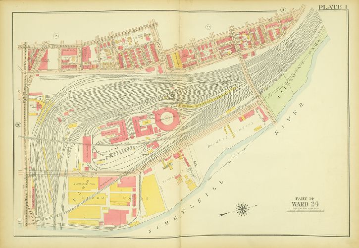 Plate 1, Atlas of the City of Philadelphia (West Philadelphia)