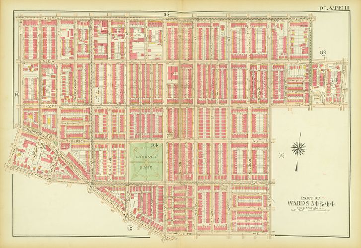 Plate 11, Atlas of the City of Philadelphia (West Philadelphia)