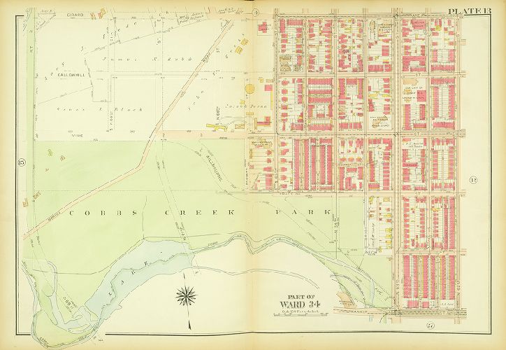 Plate 13, Atlas of the City of Philadelphia (West Philadelphia)