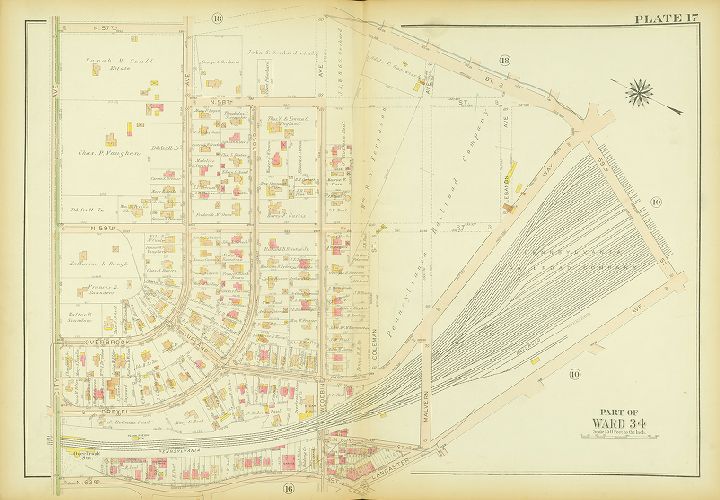 Plate 17, Atlas of the City of Philadelphia (West Philadelphia)
