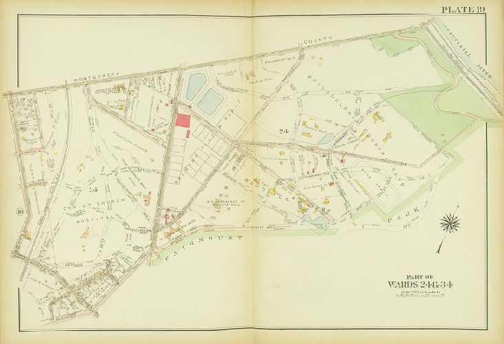 Plate 19, Atlas of the City of Philadelphia (West Philadelphia)