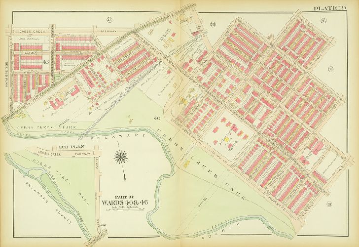 Plate 29, Atlas of the City of Philadelphia (West Philadelphia)