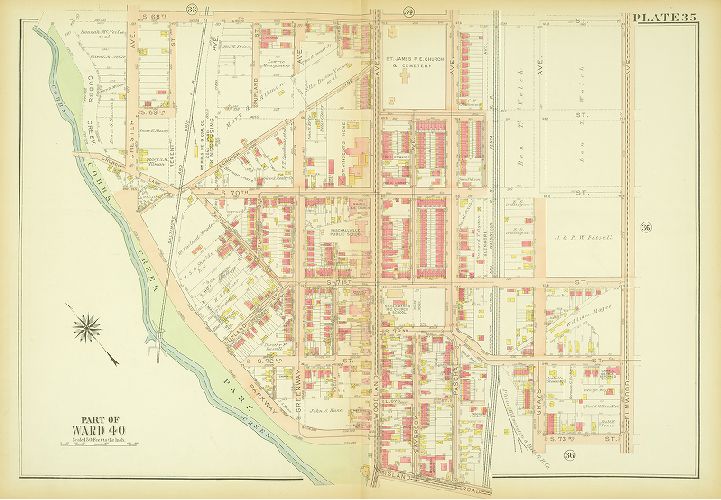 Plate 35, Atlas of the City of Philadelphia (West Philadelphia)