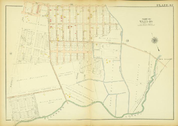 Plate 42, Atlas of the City of Philadelphia (West Philadelphia)