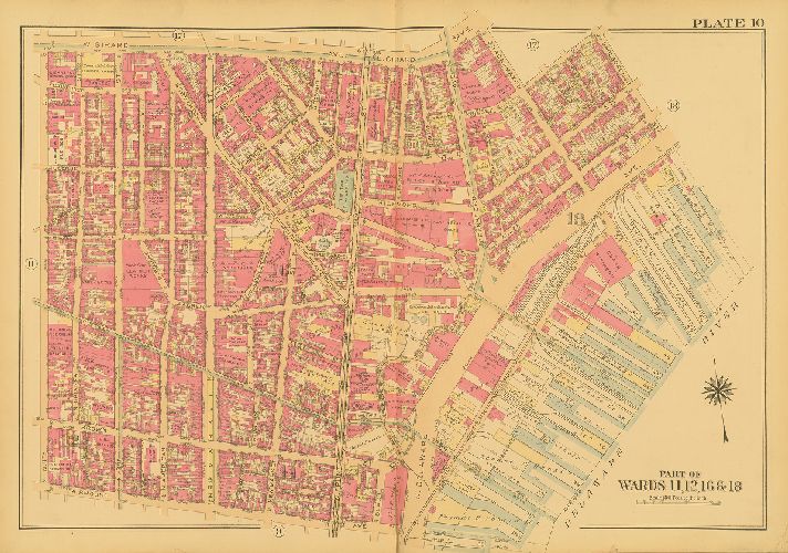 Plate 10, Atlas of the City of Philadelphia (Central)