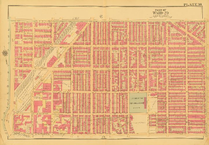 Plate 14, Atlas of the City of Philadelphia (Central)