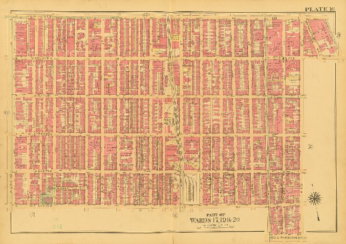 Plate 16, Atlas of the City of Philadelphia (Central)