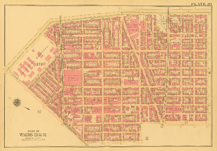Plate 20, Atlas of the City of Philadelphia (Central)