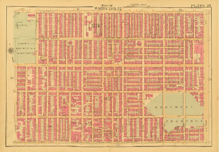 Plate 25, Atlas of the City of Philadelphia (Central)