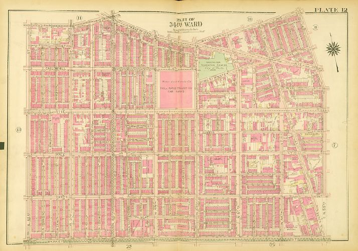 Plate 12, Atlas of the City of Philadelphia (West Philadelphia)