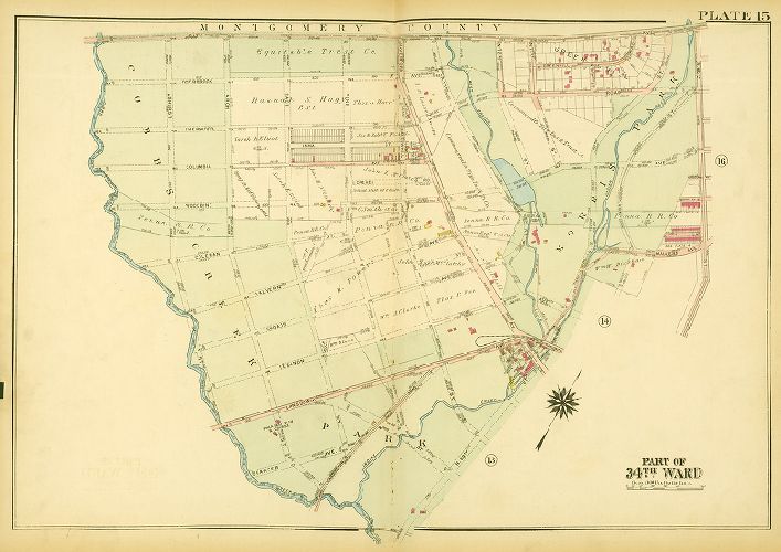 Plate 15, Atlas of the City of Philadelphia (West Philadelphia)