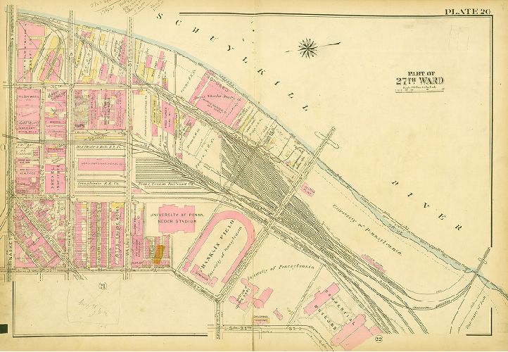 Plate 20, Atlas of the City of Philadelphia (West Philadelphia)