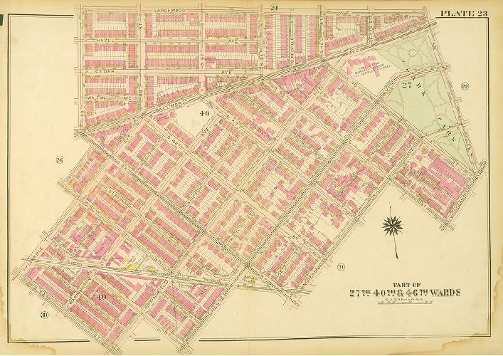 Plate 23, Atlas of the City of Philadelphia (West Philadelphia)
