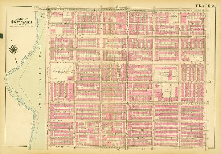 Plate 27, Atlas of the City of Philadelphia (West Philadelphia)