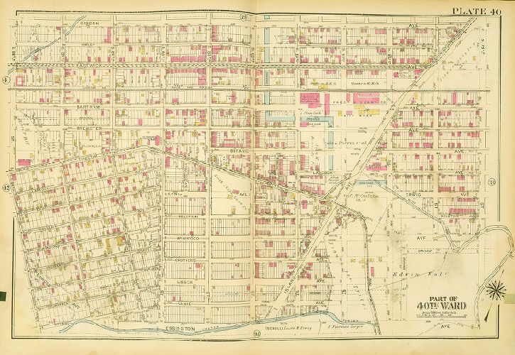 Plate 40, Atlas of the City of Philadelphia (West Philadelphia)