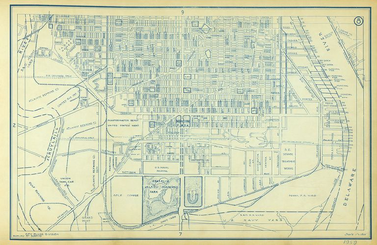 Plate 8, Philadelphia Street Map