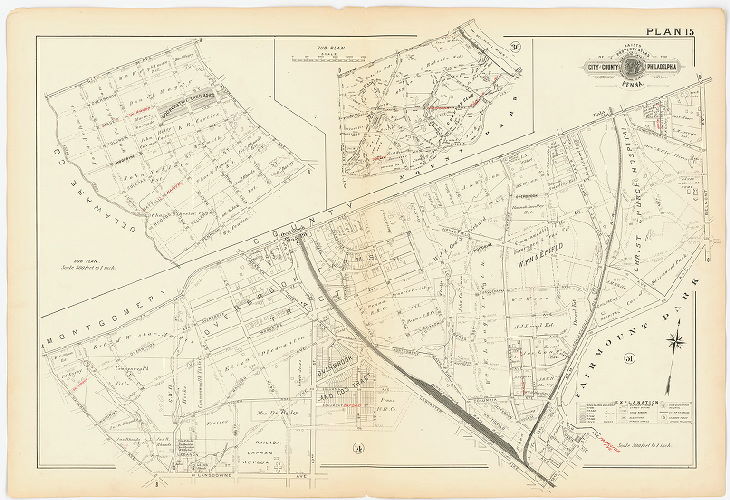 Plan 15, Baist's Property Atlas of the City and County of Philadelphia, Penna.