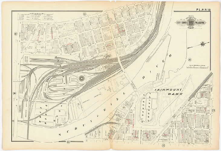 Plan 18, Baist's Property Atlas of the City and County of Philadelphia, Penna.