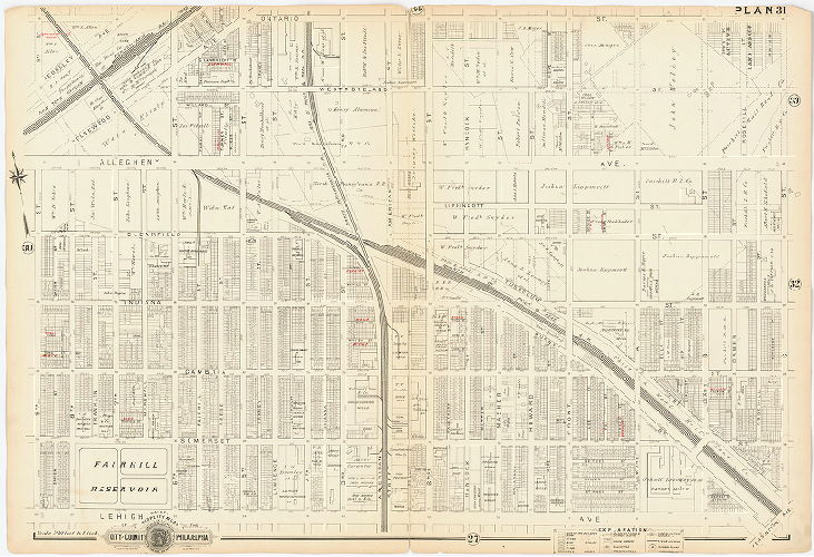Plan 31, Baist's Property Atlas of the City and County of Philadelphia, Penna.