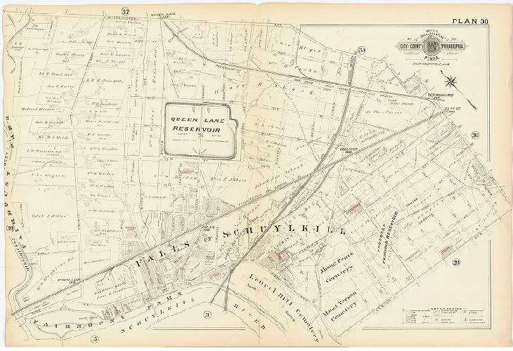Plan 36, Baist's Property Atlas of the City and County of Philadelphia, Penna.