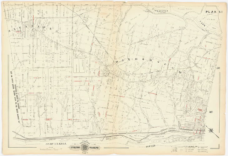 Plan 41, Baist's Property Atlas of the City and County of Philadelphia, Penna.