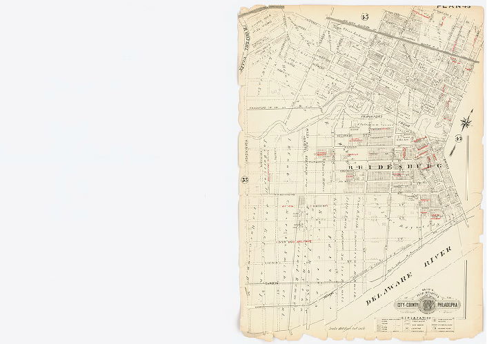 Plan 46, Baist's Property Atlas of the City and County of Philadelphia, Penna.
