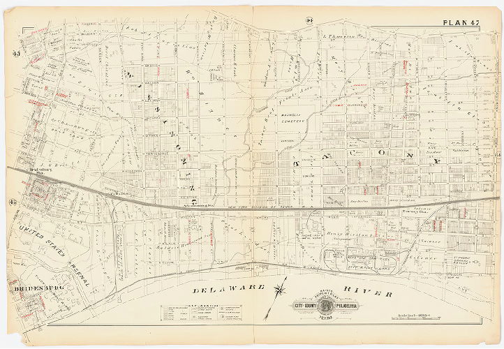 Plan 47, Baist's Property Atlas of the City and County of Philadelphia, Penna.