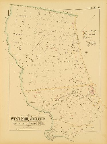 Plate 16, Atlas of West Philadelphia, 24th and 27th Wards
