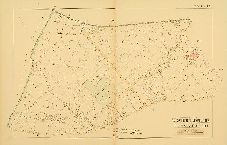 Plate 17, Atlas of West Philadelphia, 24th and 27th Wards
