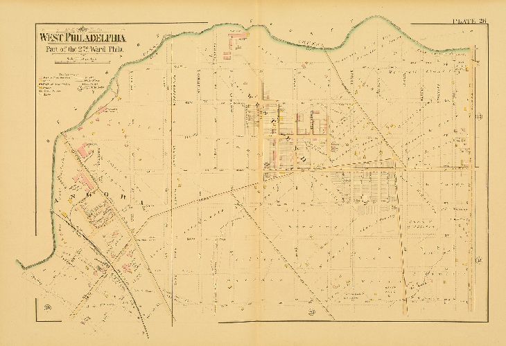 Plate 26, Atlas of West Philadelphia, 24th and 27th Wards