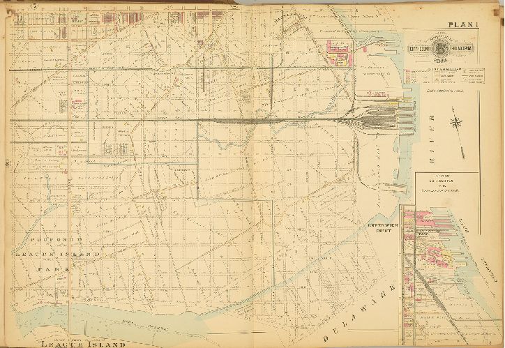 Plan 1, Baist's Property Atlas of the City and County of Philadelphia, Penna.